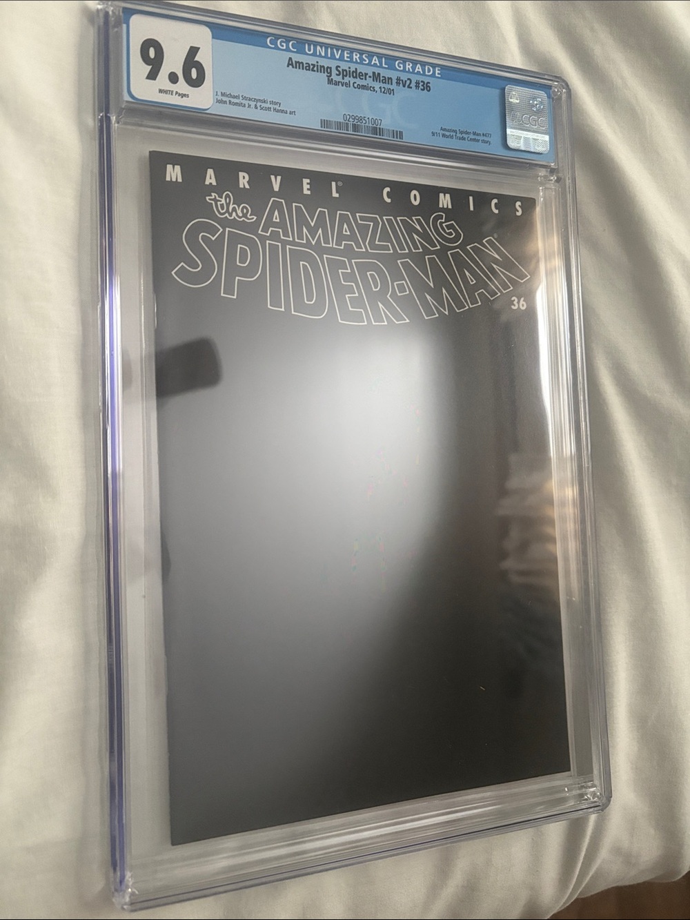 CGC Graded Marvel The Amazing Spider-Man #36 - Black Cover